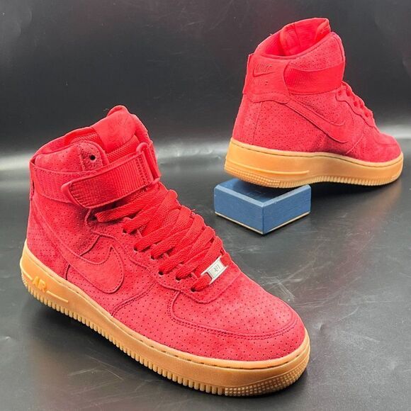 Nike Wmns Air Force 1 Hi Suede 'University Red' (2016) - Picture 1 of 12